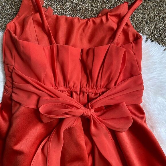 David’s Bridal Dress Size Small 10 Flower Girl Fall Wedding Tulle Long - Picture 11 of 15